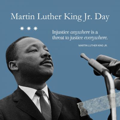 Graphic of significance of MLK Day