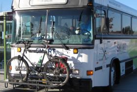 SMART Bus with Bike on front rack