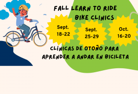 Fall Learn to Ride bike clinic