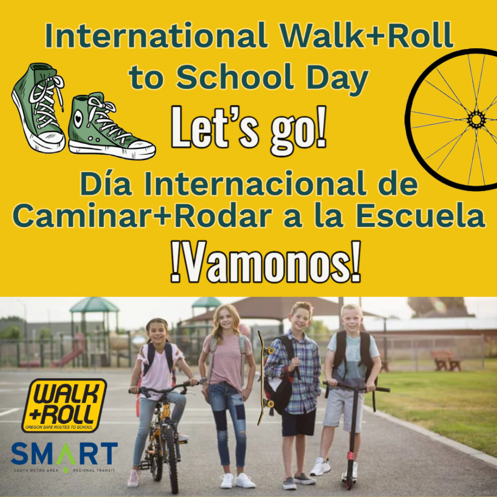 International Walk+ Roll to School Day City of Wilsonville Oregon